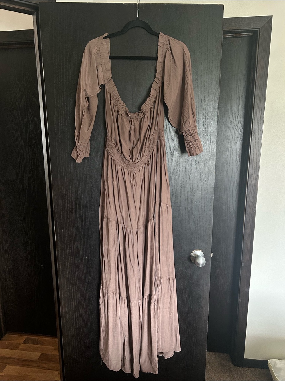 Boho Off the Shoulder Maxi Dress - Picture 2 of 7